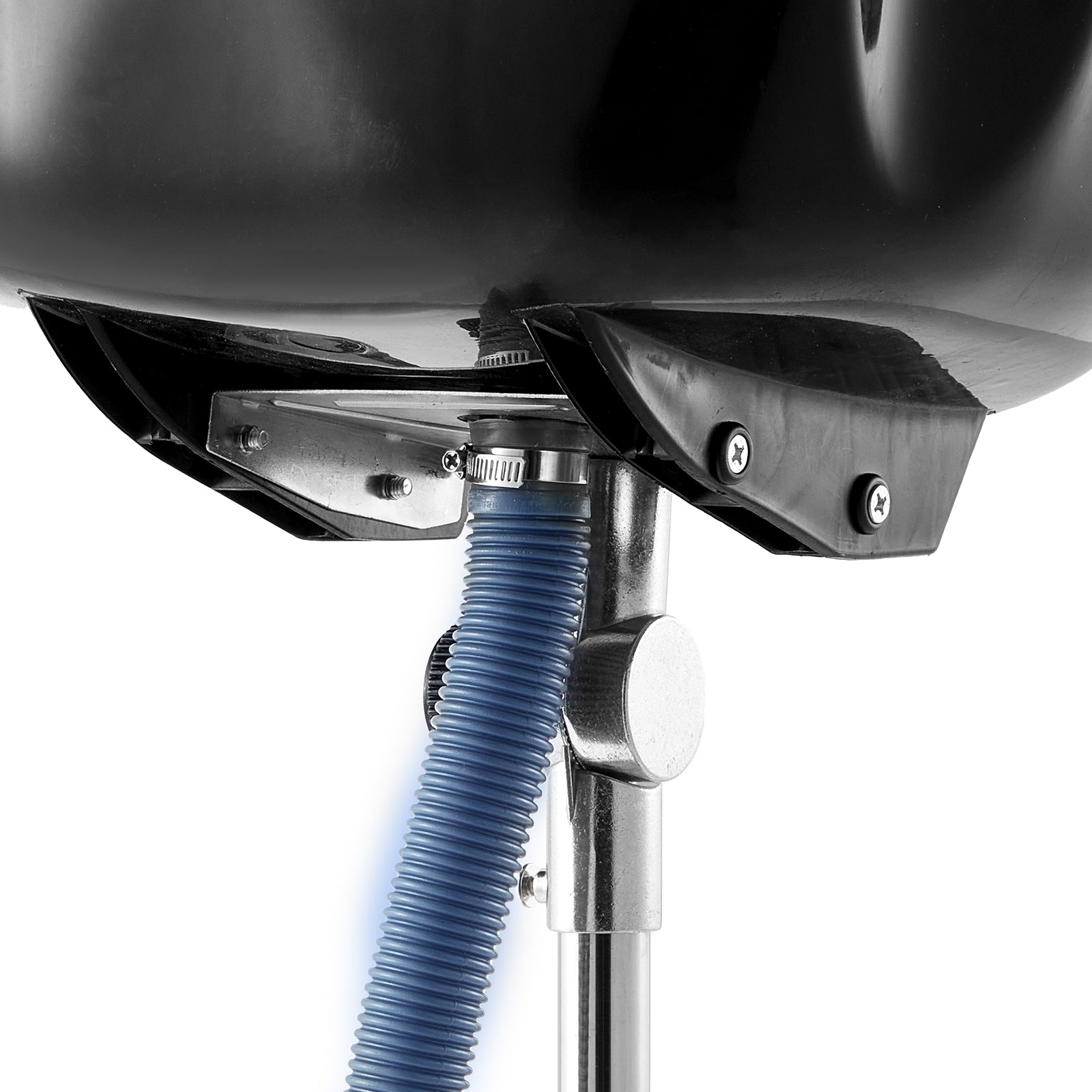 Portable Shampoo Bowl, Deep Shampoo Sink with Adjustable Height & Angle, Includes Drain Hose, Shower Head, Lightweight Hair Wash Basin for Barber Salon Spa Center & Home Use, Black