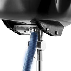 Portable Shampoo Bowl, Deep Shampoo Sink with Adjustable Height & Angle, Includes Drain Hose, Shower Head, Lightweight Hair Wash Basin for Barber Salon Spa Center & Home Use, Black