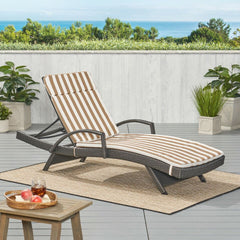 52005.00CUSH-BRW (1PCS)Salem Outdoor Chaise Lounge Cushion (Without Chaise Lounge)