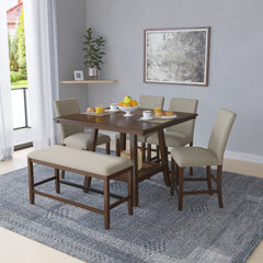 Brown Gathering Height Table