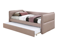 Daybed With a Trundle in Dusty Rose