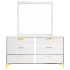 James White 6-drawer Dresser with Mirror