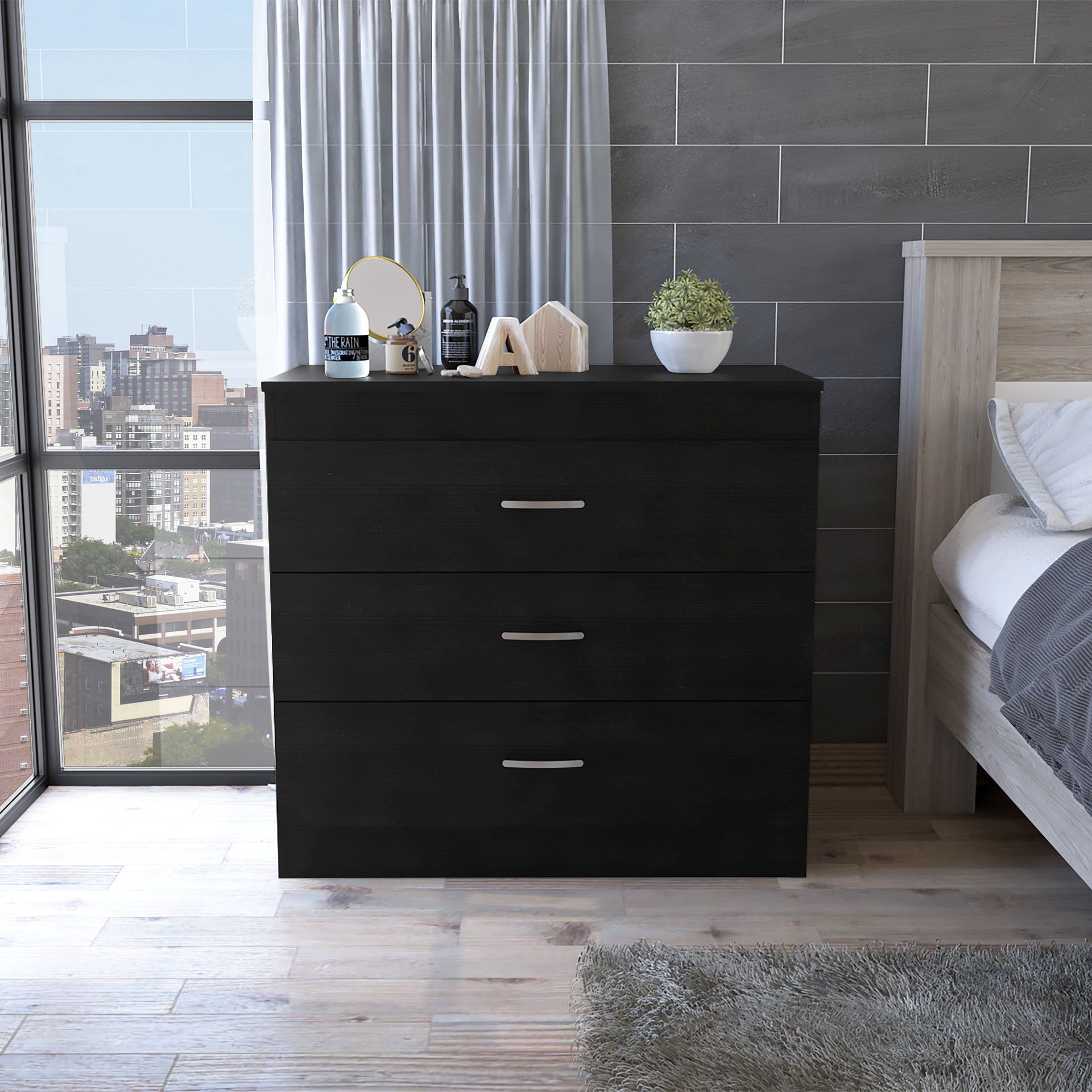 3-Drawer Dresser Wenge