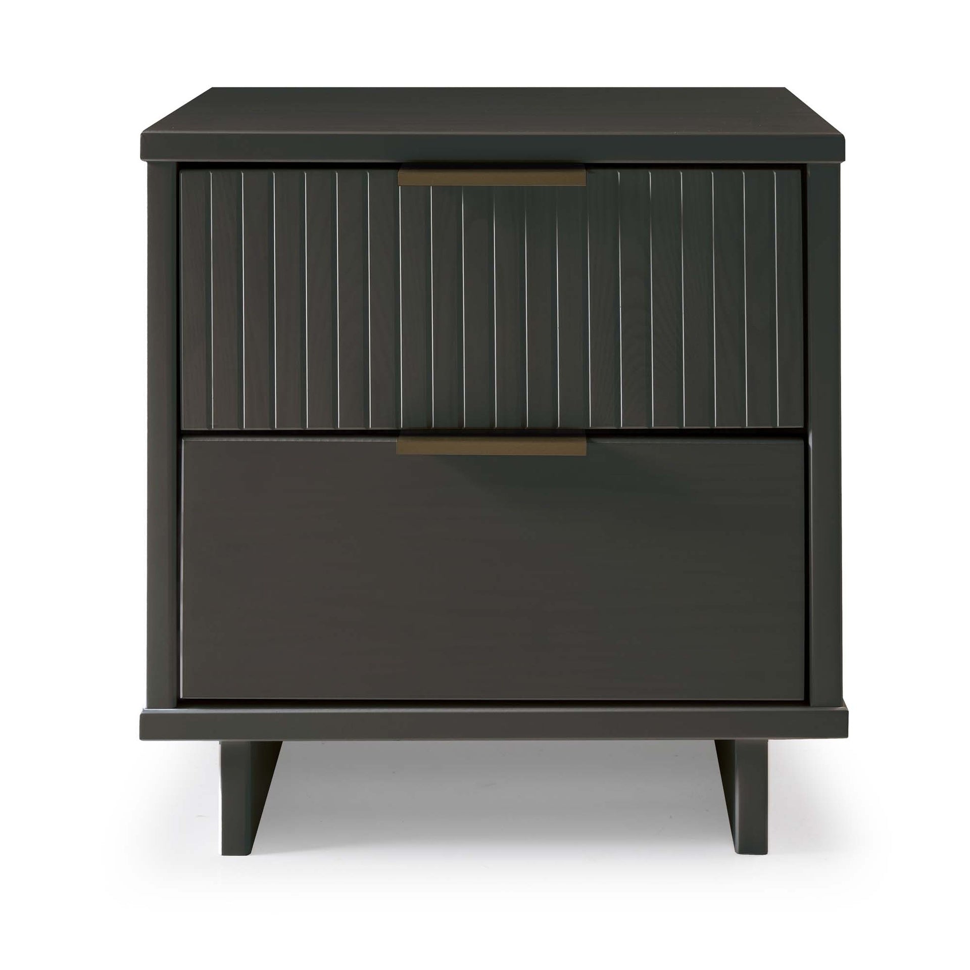 Nightstand in Charcoal Gray