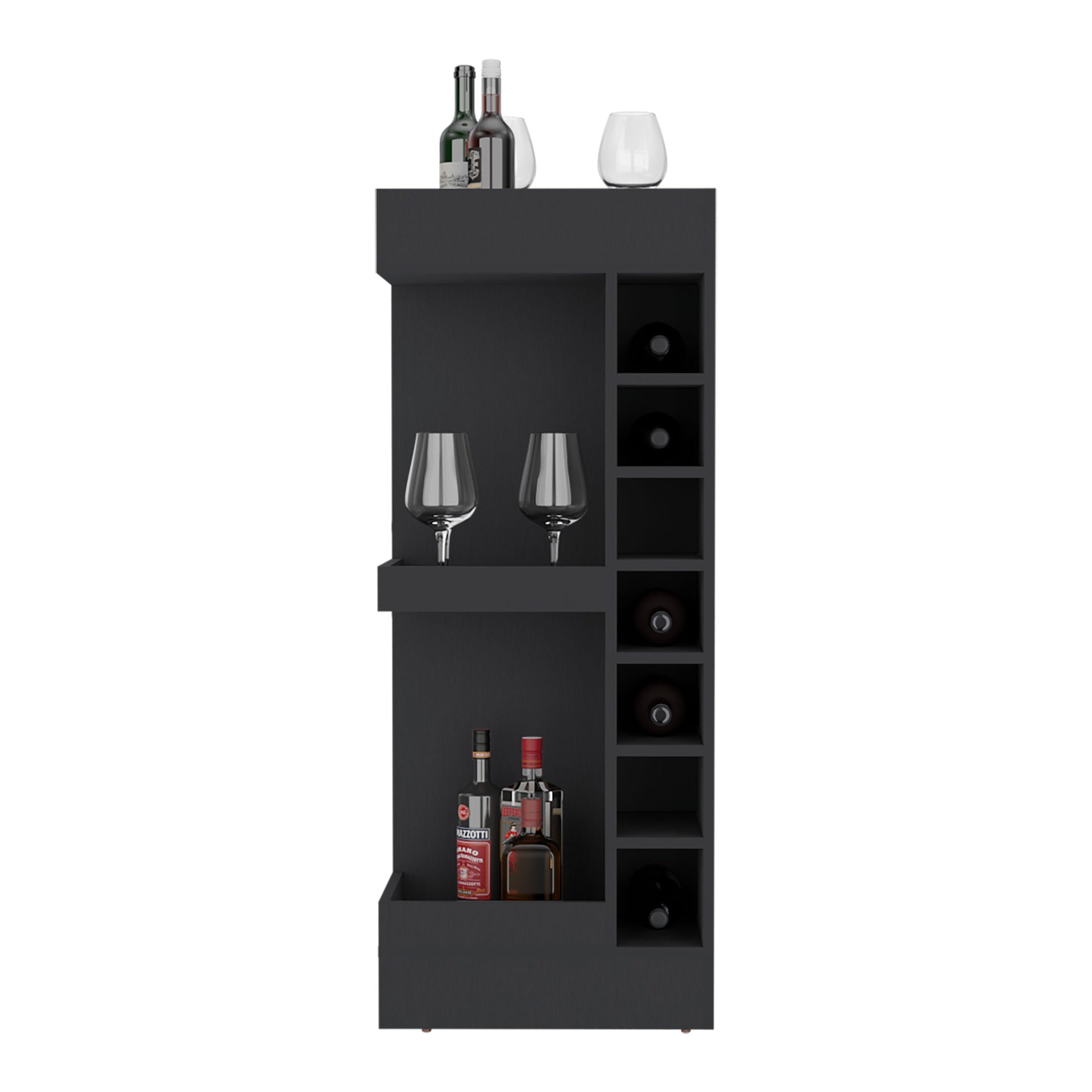 Bar Cabinet, 16 Shelves