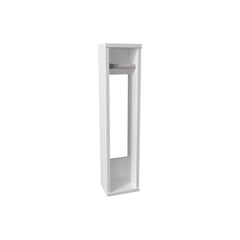 Shelf  28" H, with 2 Shelves, White