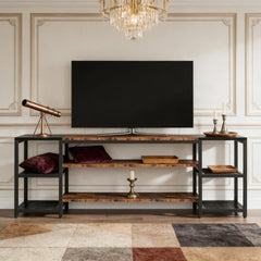 Media Entertainment Center,Industrial TV Stand,Storage Display