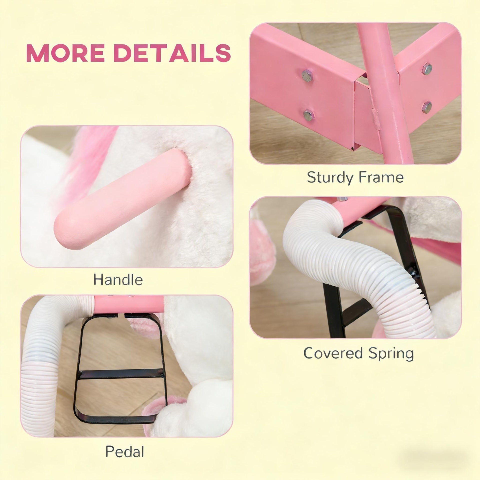 Soft Kids Rocking Horse Toy,Kids Rocking Horse Unicon