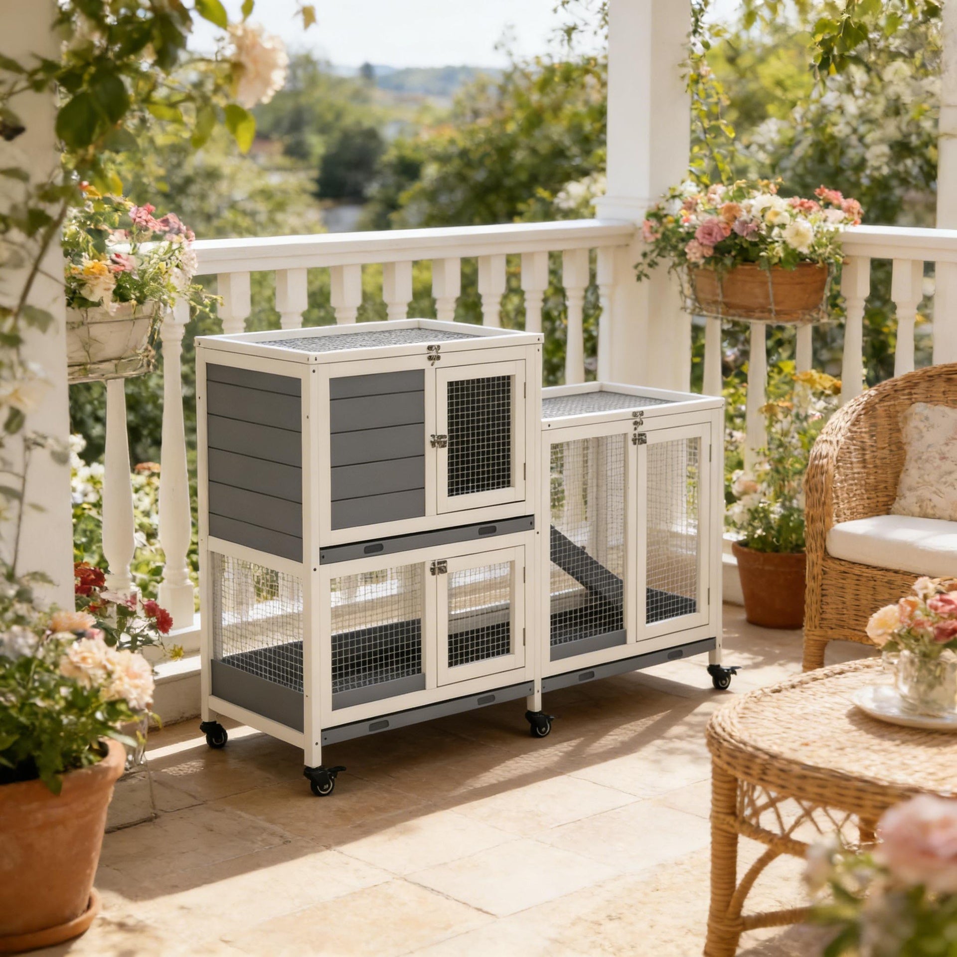 Pet House,Rabbit Hutch,Small Animal Hutch Cage
