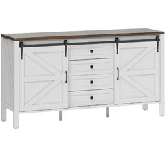 Spacious Coffee Bar Cabinet,Buffet Cabinet with Drawers