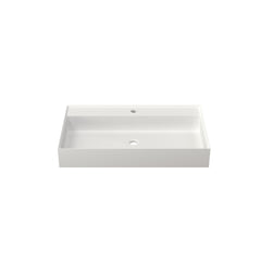 Stone Resin Solid Surface Bathroom Vanity Basin Sink