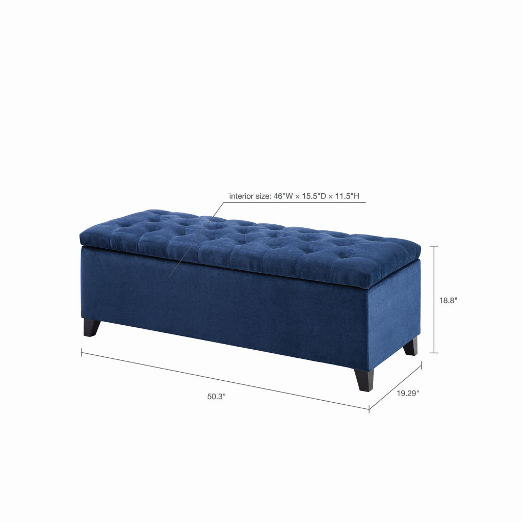 Tufted Top Soft Close Storage Bench