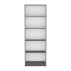 Bookcase 4-Shelves Benzoni, Office, Matt Gray / White