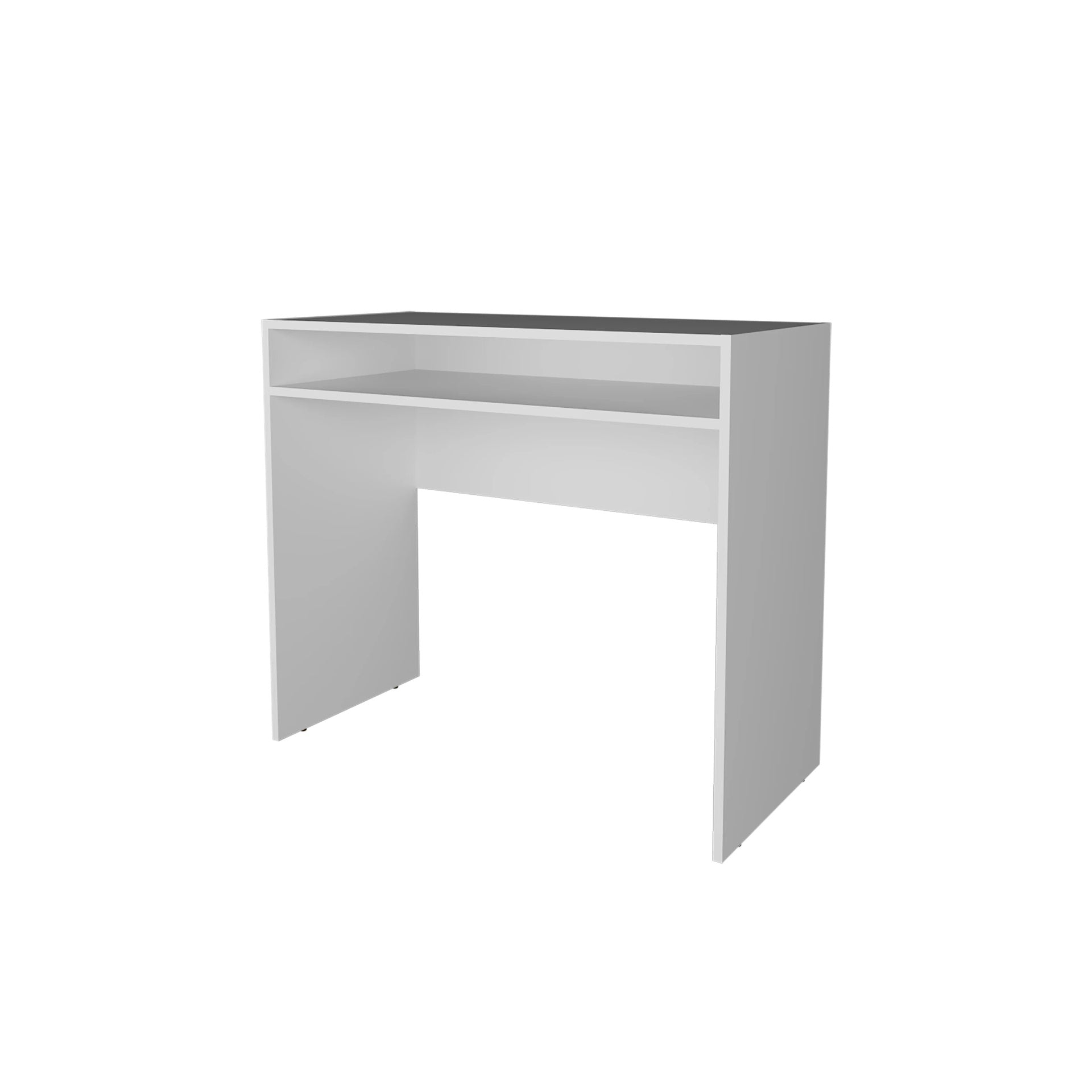 White Desk with Storage
