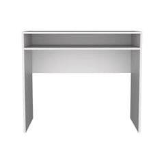 White Desk with Storage