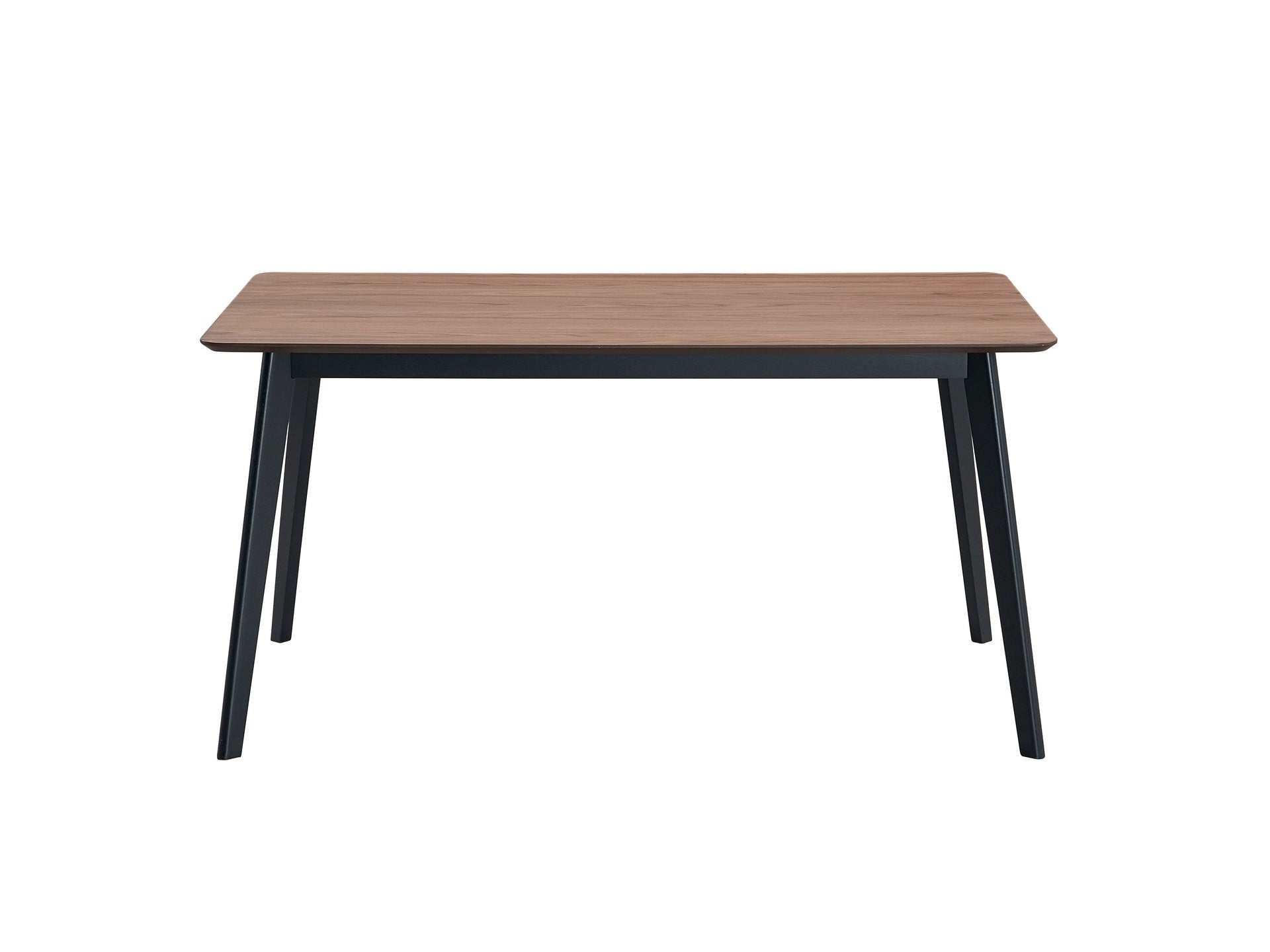 Rebi Walnut & Black Finish Dining Table