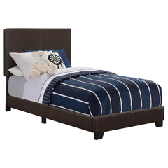 Brown Twin Panel Bed