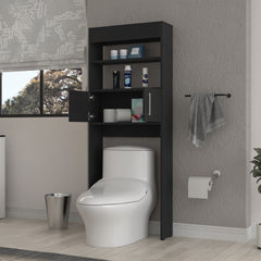 Morley 2-Shelf Over The Toilet Cabinet Wenge