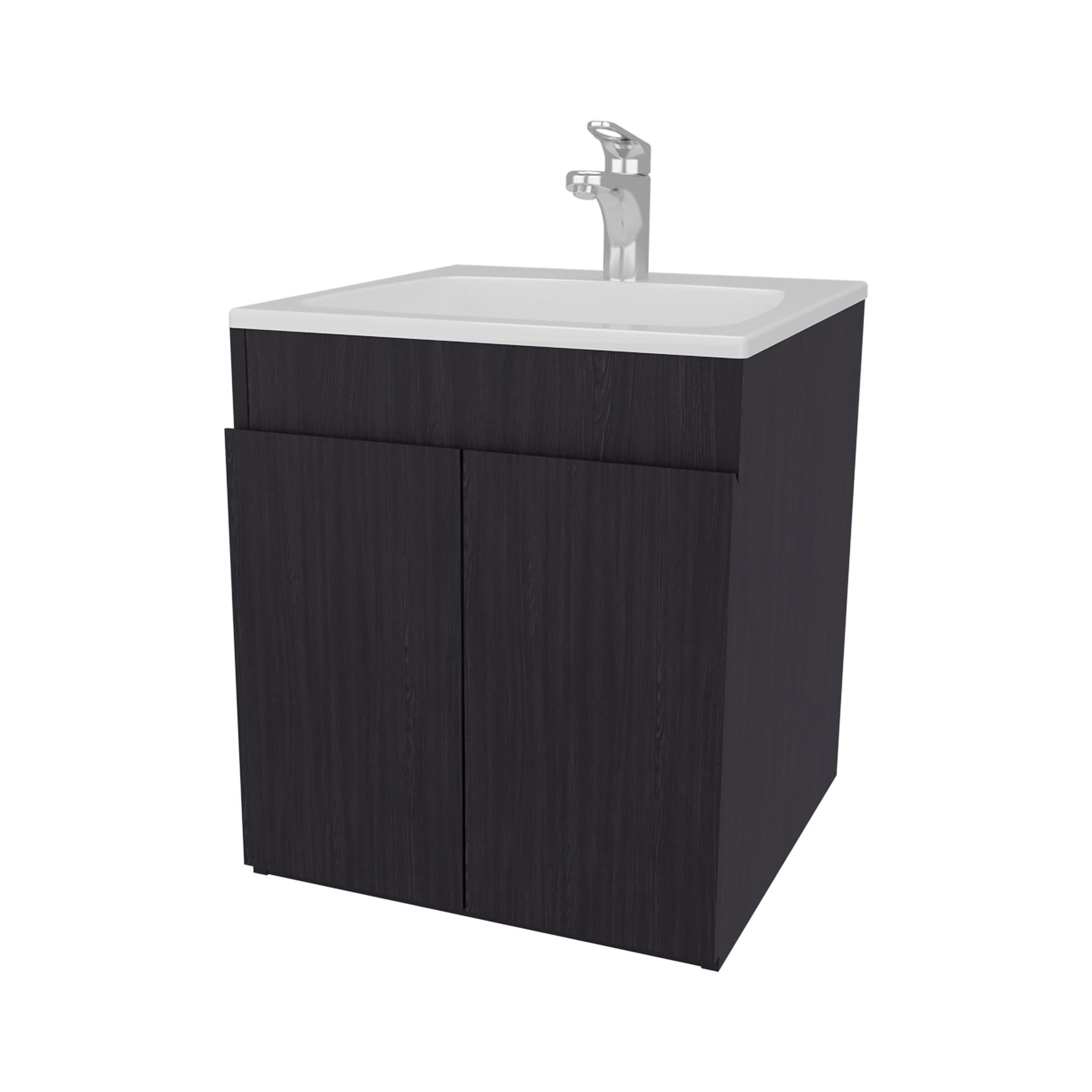 Wengue Bathroom Vanity with two Doors
