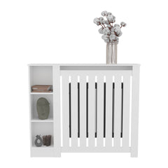 White Radiator Cover with Storage