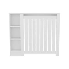 White Radiator Cover with Storage