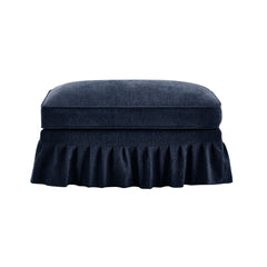 Ottoman Chenille -Blue