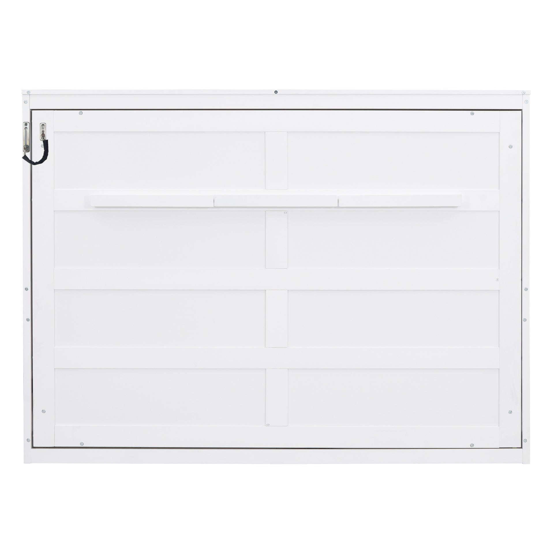 Queen Size Murphy Bed Wall Bed,White