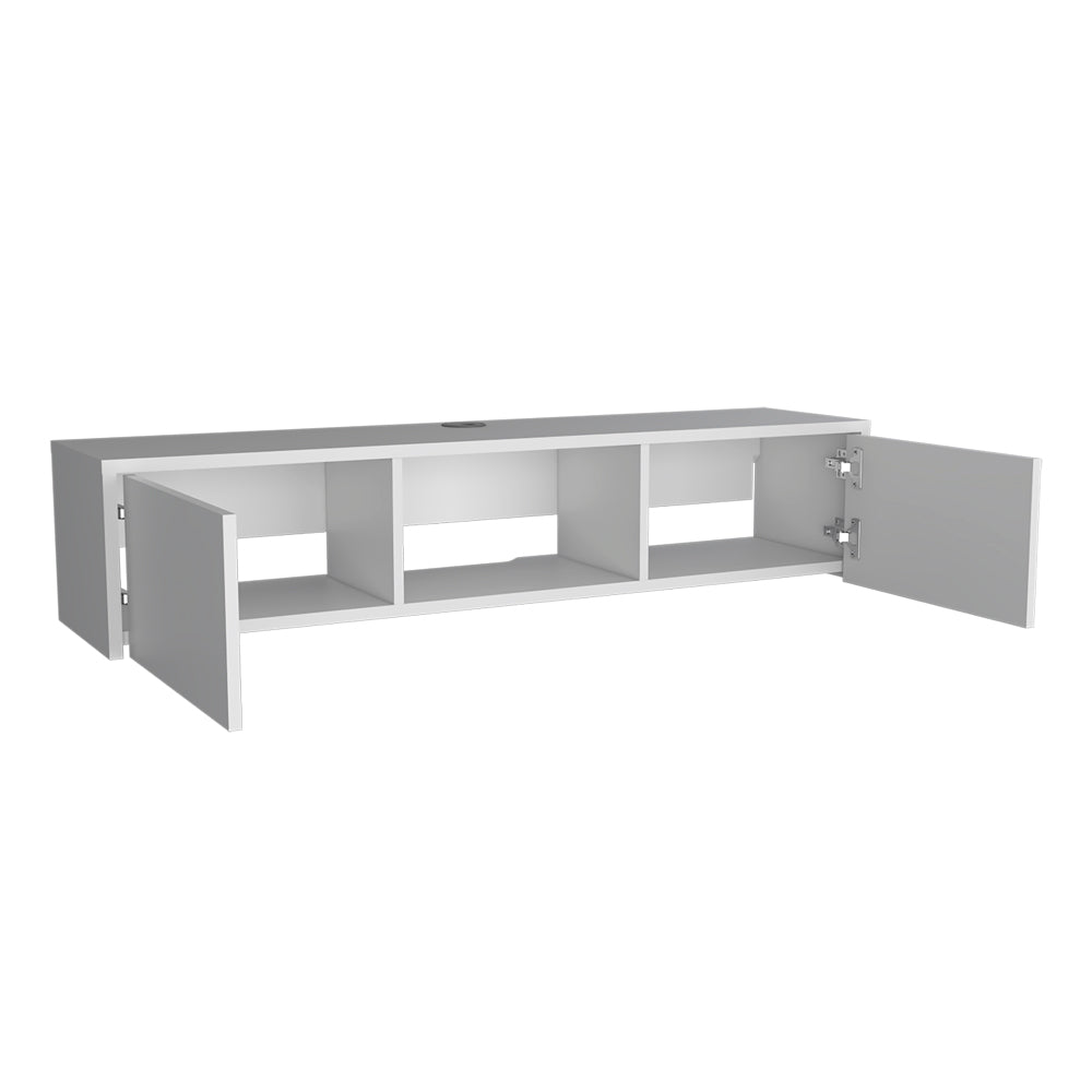 Floating Tv Stand Watson, Living Room, White