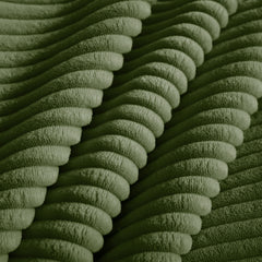 Martha Ottoman Corduroy -Green