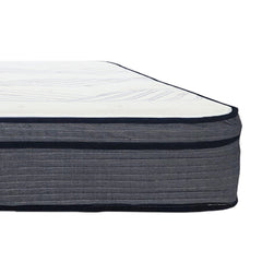14 in. Full Size Hybrid Mattress, Multi Layer Foam and Pocket Coil Mattress in a Bed