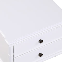 Emmett 2 Drawer Nightstand - White