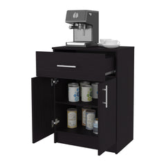 Cope kitchen Pantry in melamine with 2 doors and 1 drawer, Wengue