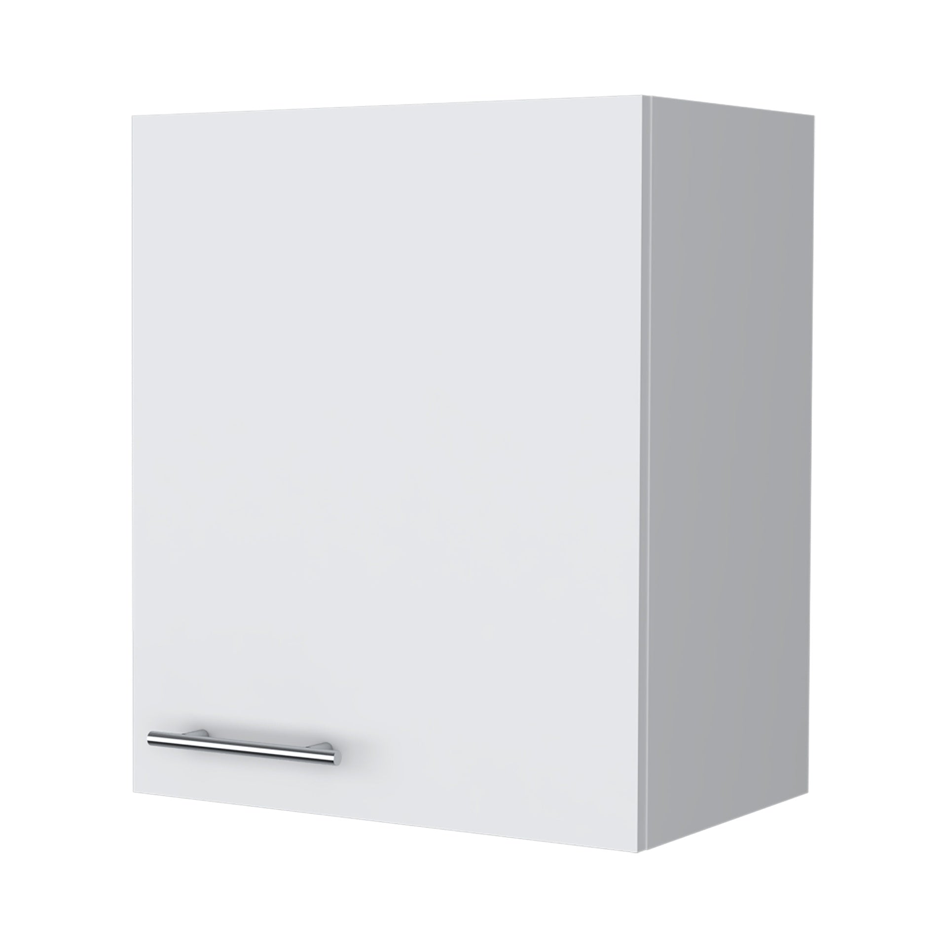 So- Hi Wall Cabinet in Melamine with One Door, White