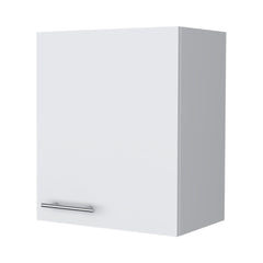 So- Hi Wall Cabinet in Melamine with One Door, White