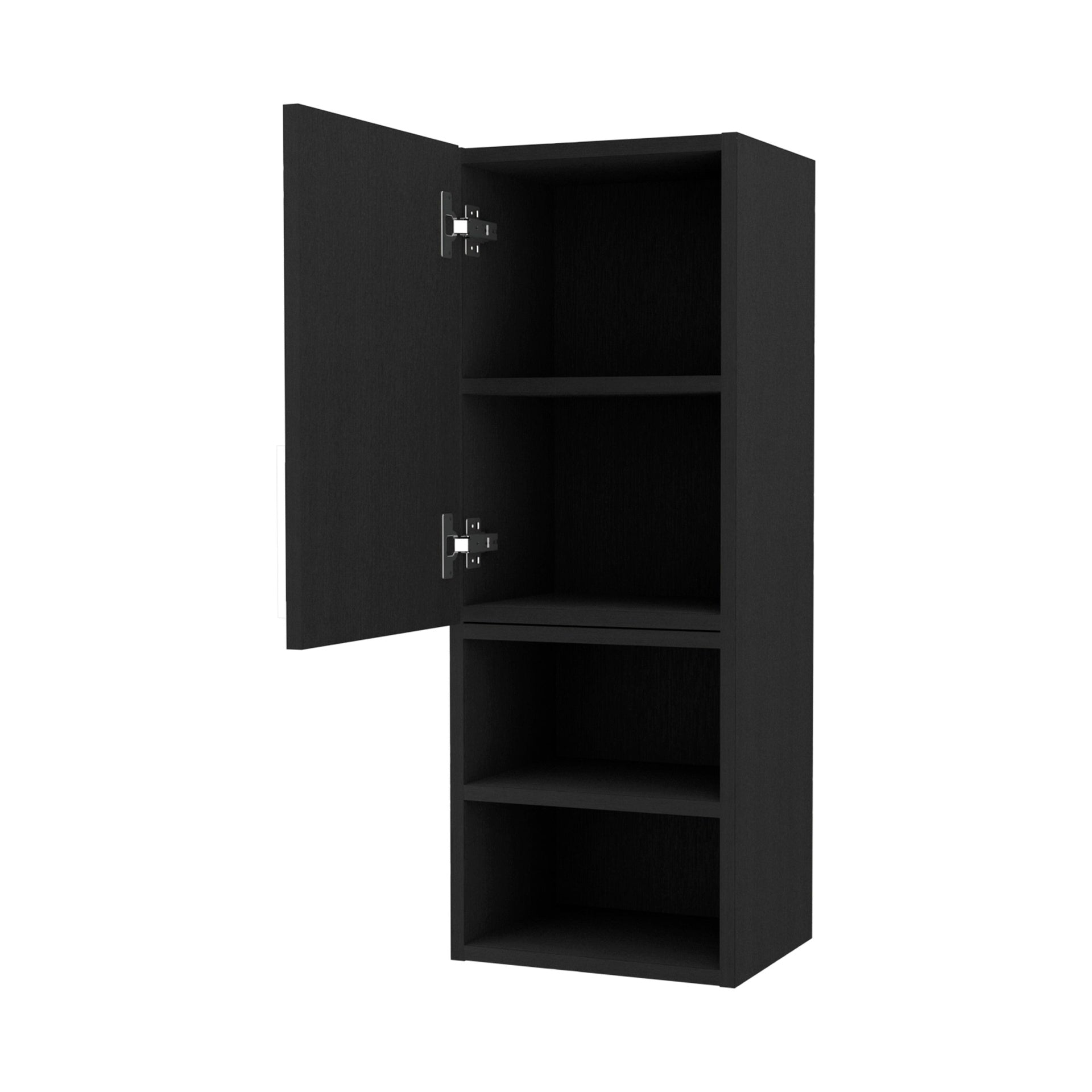 Praia Medicine Cabinet, Four Shelves  Single Door Cabinet, Metal Handle