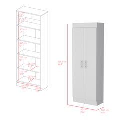 Pantry Cabinet Clinton, kitchen, White