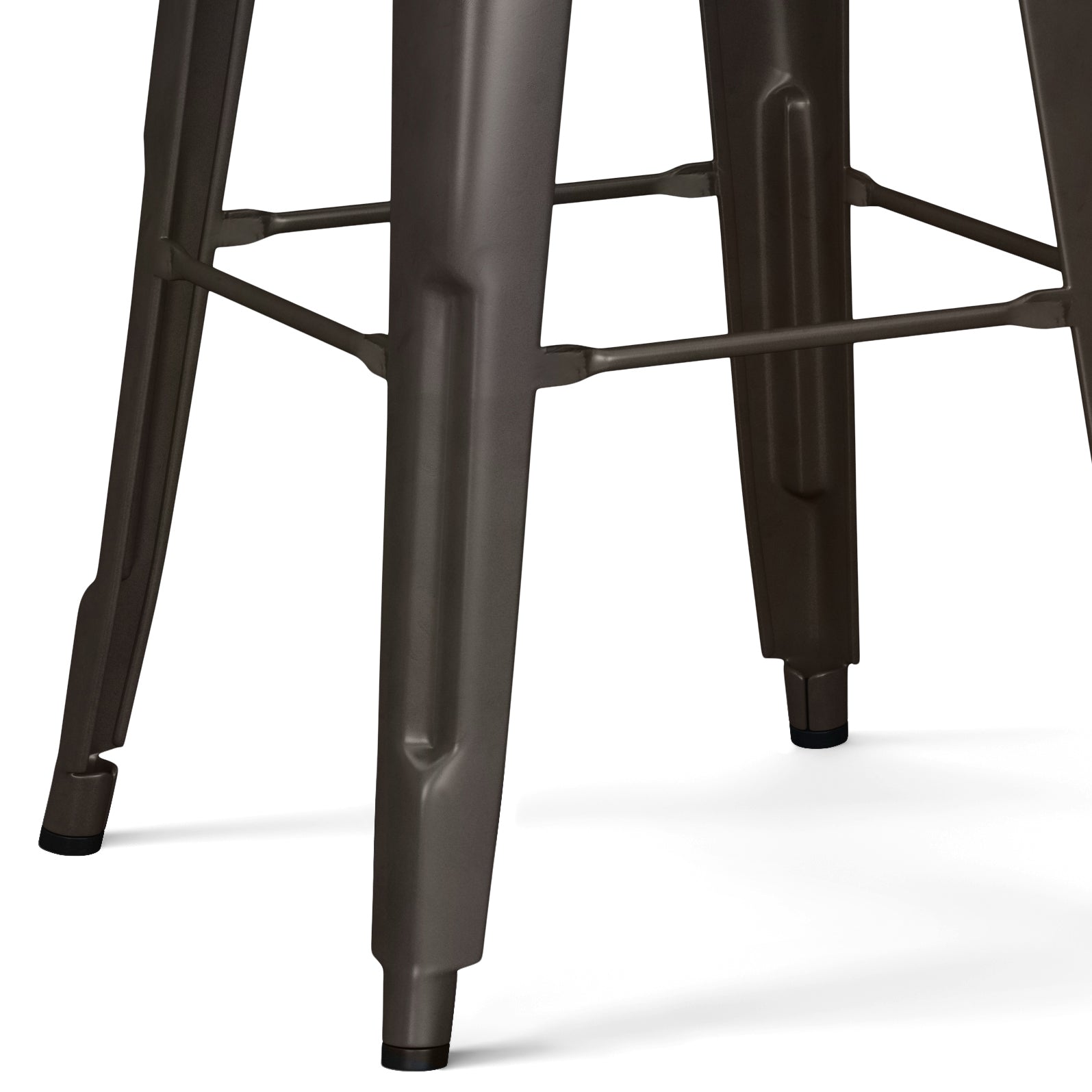 Rayne - 30" Metal Bar Stool (Set of 2) - Gun Metal Grey