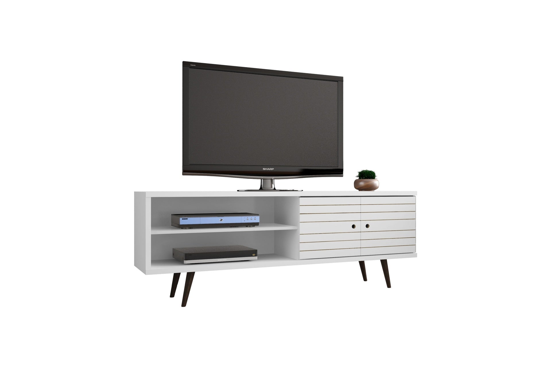 TV Stand in White
