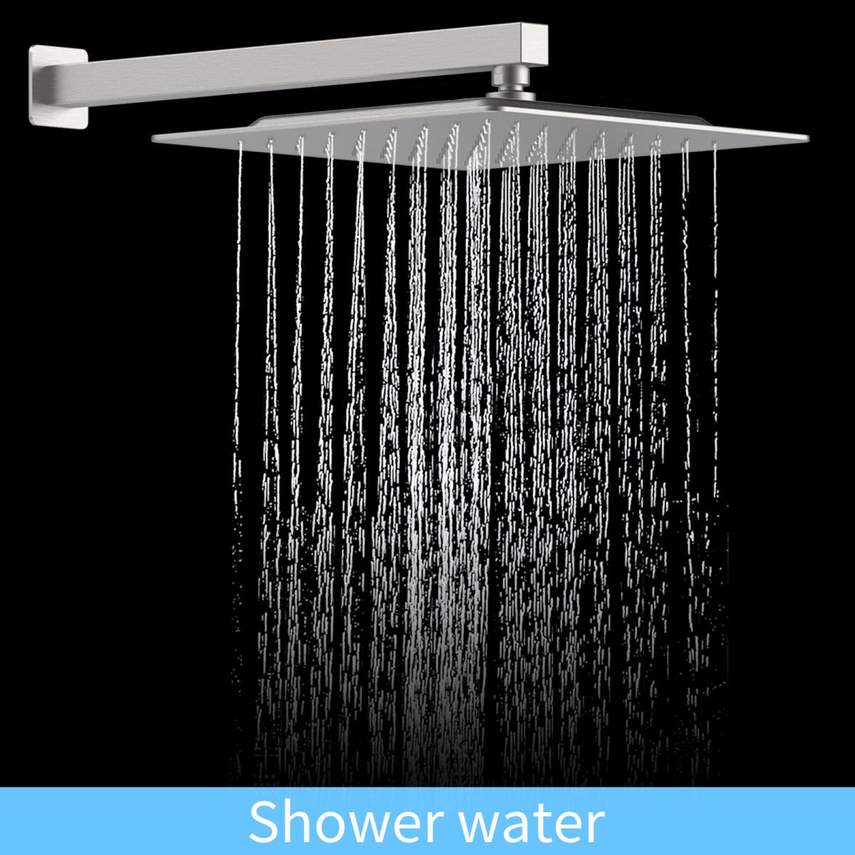 Shower System Shower Faucet Combo Set Wall Mounted with 10" Rainfall Shower Head and handheld shower faucet, Brushed Nickel Finish with Brass Valve Rough-In