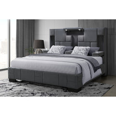 YARIS DARK GREY KING BED