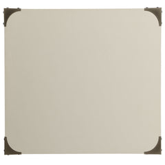 White 1-drawer End Table