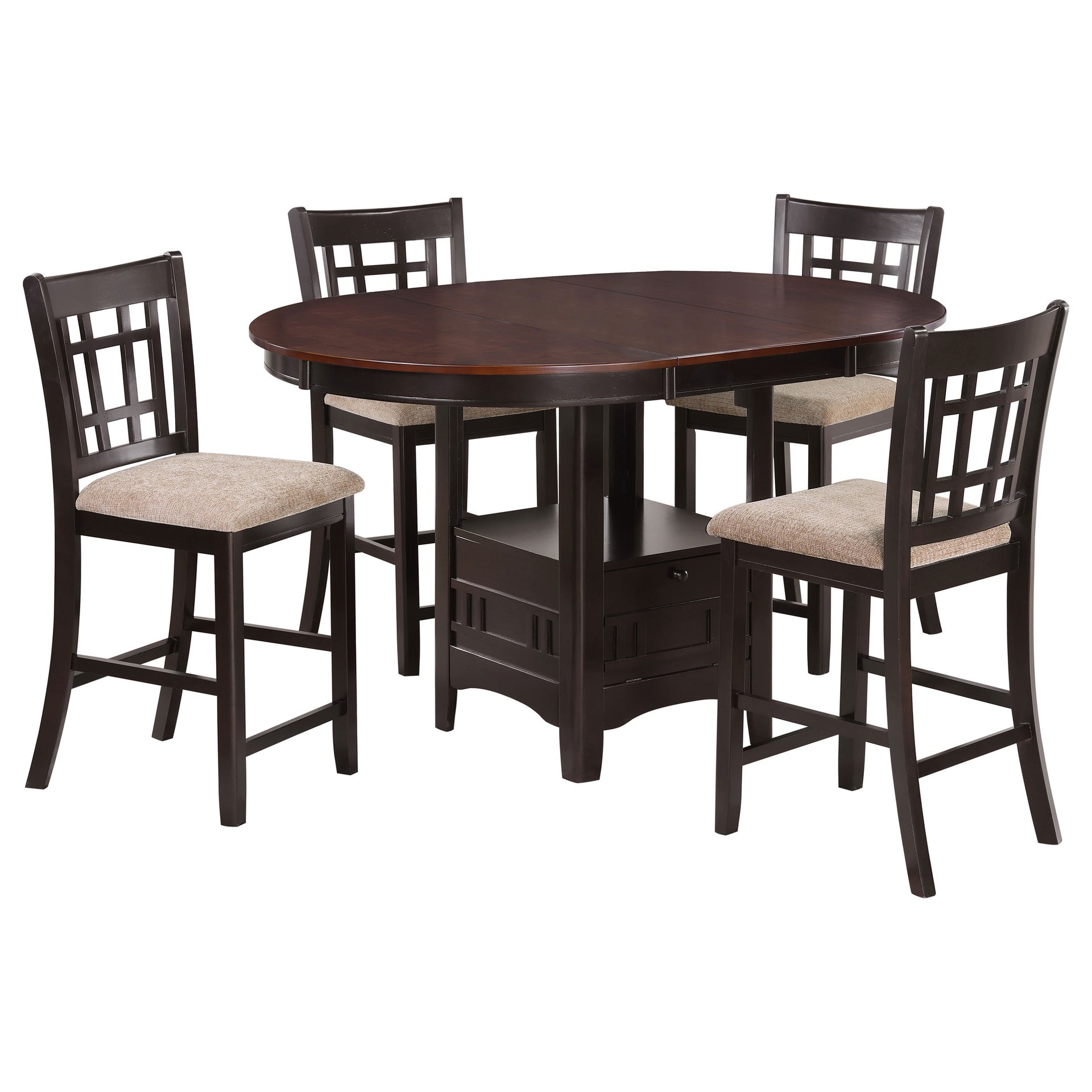 Avonlea Light Chestnut 5-piece Dining Set