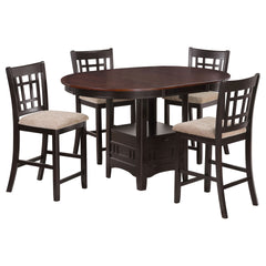 Avonlea Light Chestnut 5-piece Dining Set