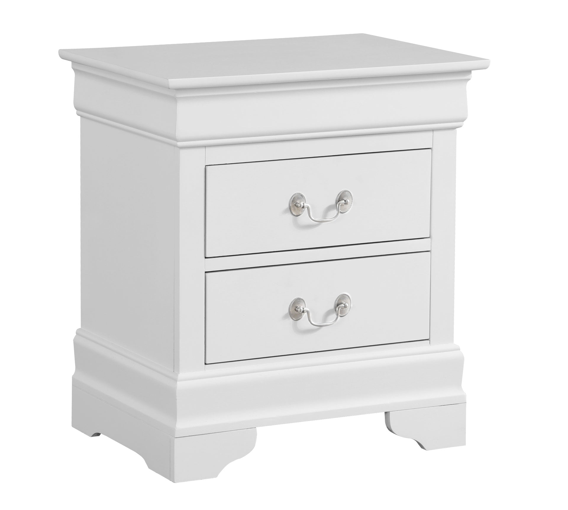 Louis Phillipe Timeless White Traditional Nightstand