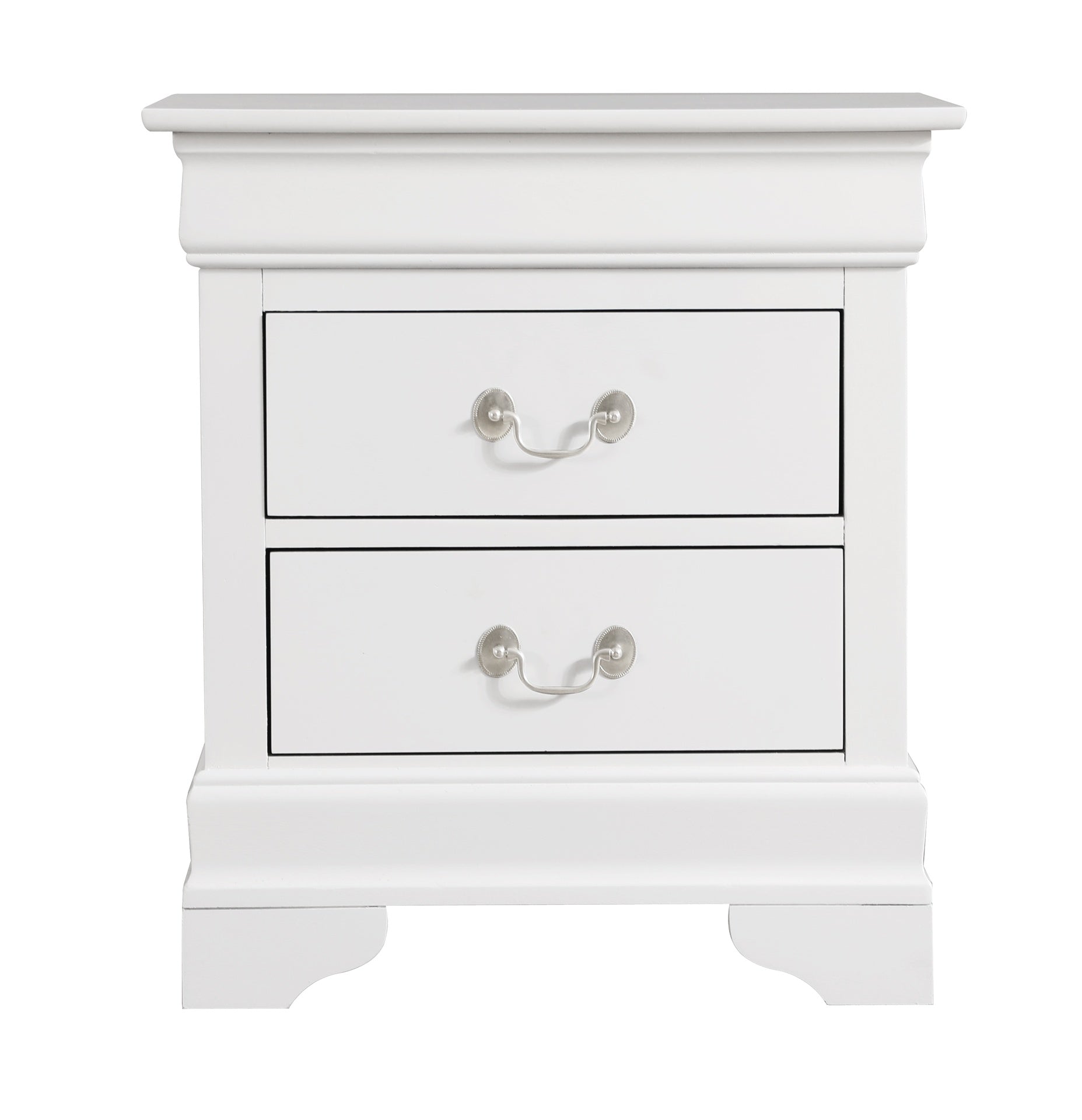 Louis Phillipe Timeless White Traditional Nightstand