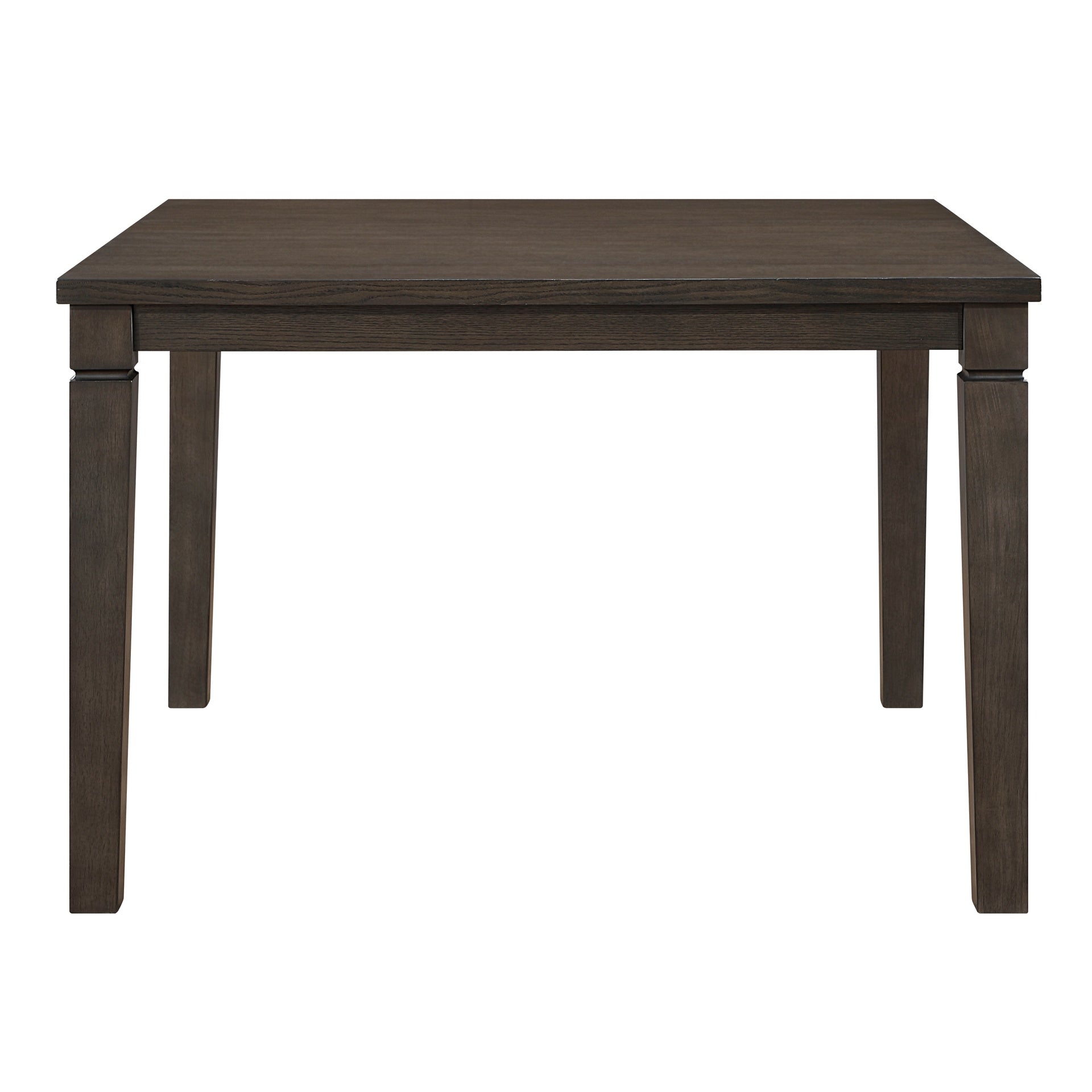 Classic 5pc Counter Height Dining Dark Espresso Finish Extendable Table and Chairs Set Upholstered Seat Wooden Dining Furniture