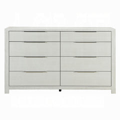 Modern Transitional Beige Finish 1pc Dresser with 8x Storage Drawers Wooden Bedroom Furniture