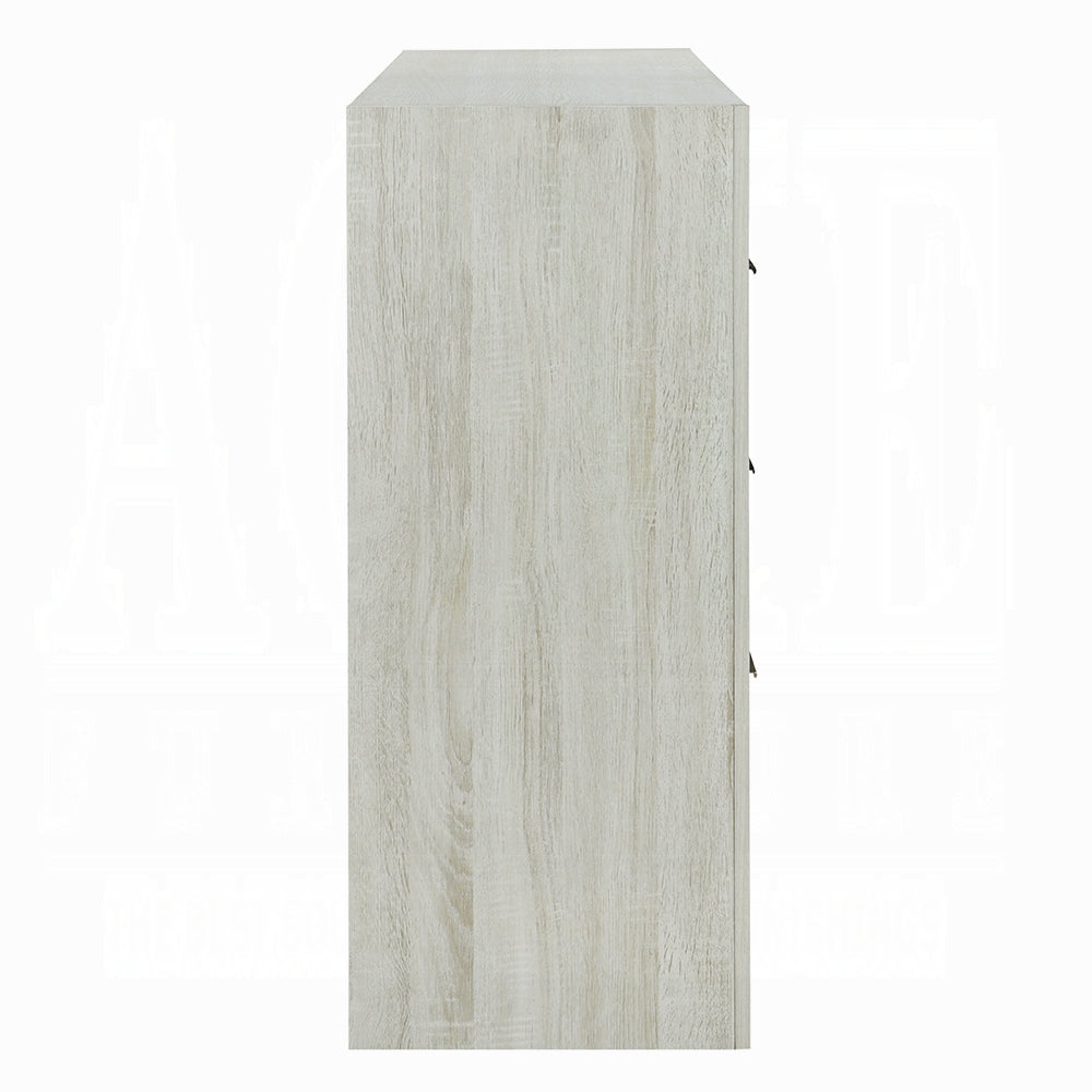 Modern Transitional Beige Finish 1pc Dresser with 8x Storage Drawers Wooden Bedroom Furniture