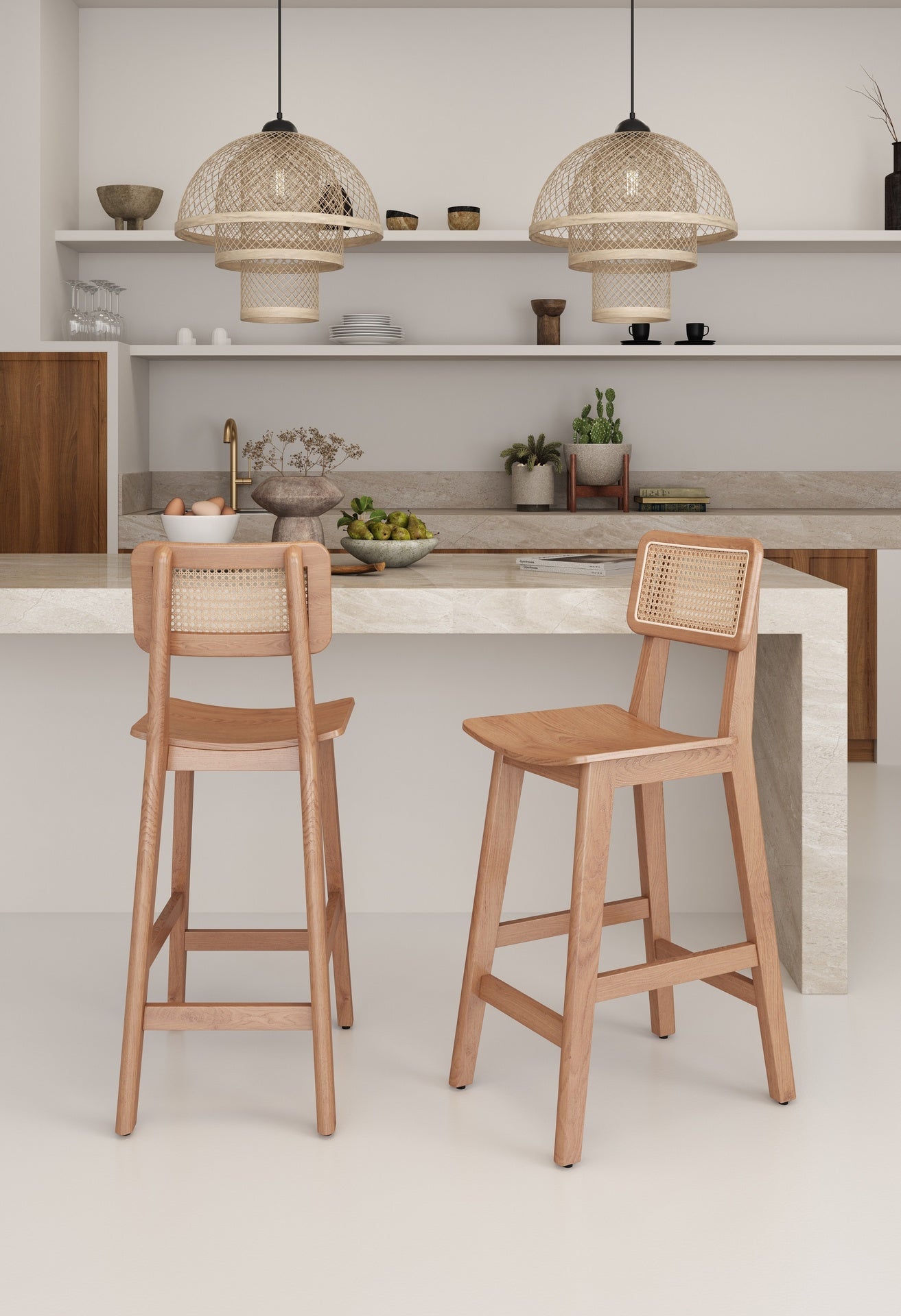 Counter Stool in Natural