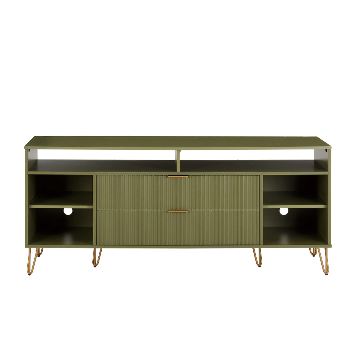 TV Stand in Olive Green